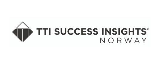 TTI Success Insights Norge-logo: diamantformet grafikk med tekst.