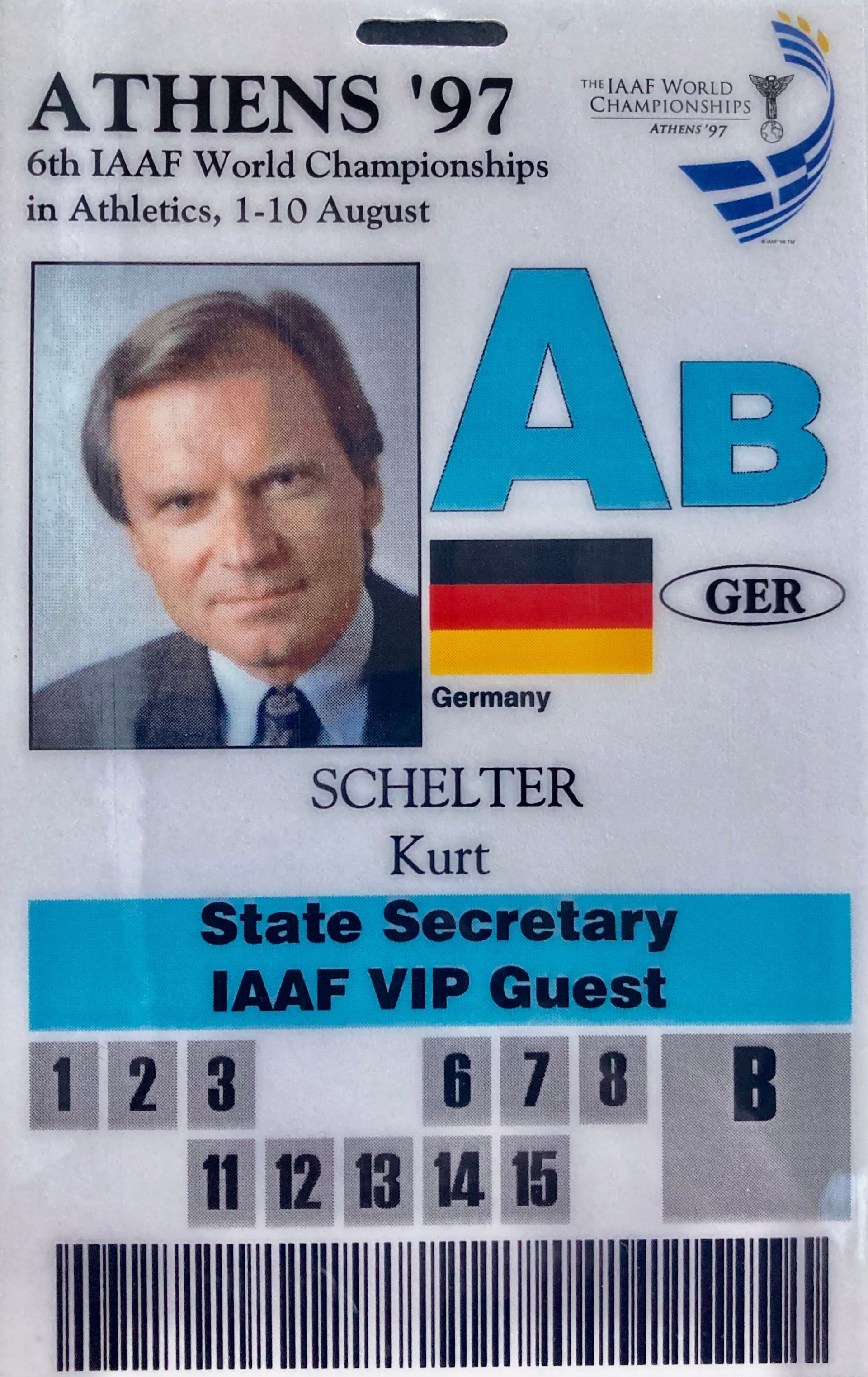 Athen 1997, 6. IAAF-Leichtathletik-Weltmeisterschaften