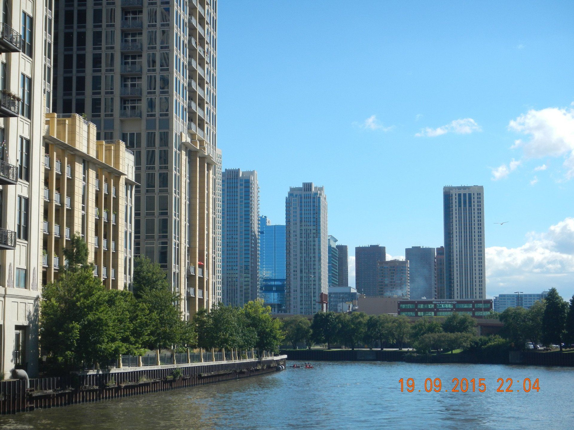 Ein Bild der Skyline einer Stadt, aufgenommen am 22. September 2014