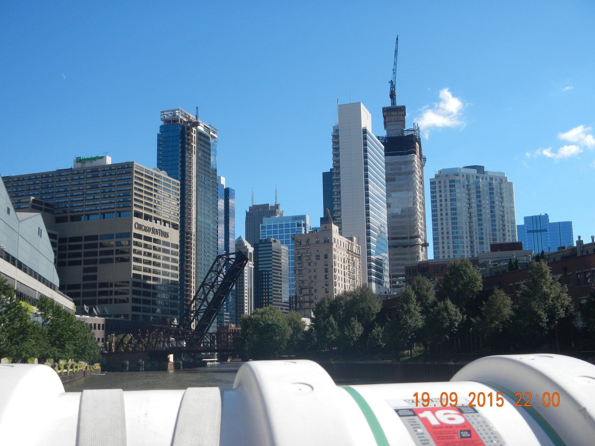 Ein Bild der Skyline einer Stadt wurde 2013 aufgenommen