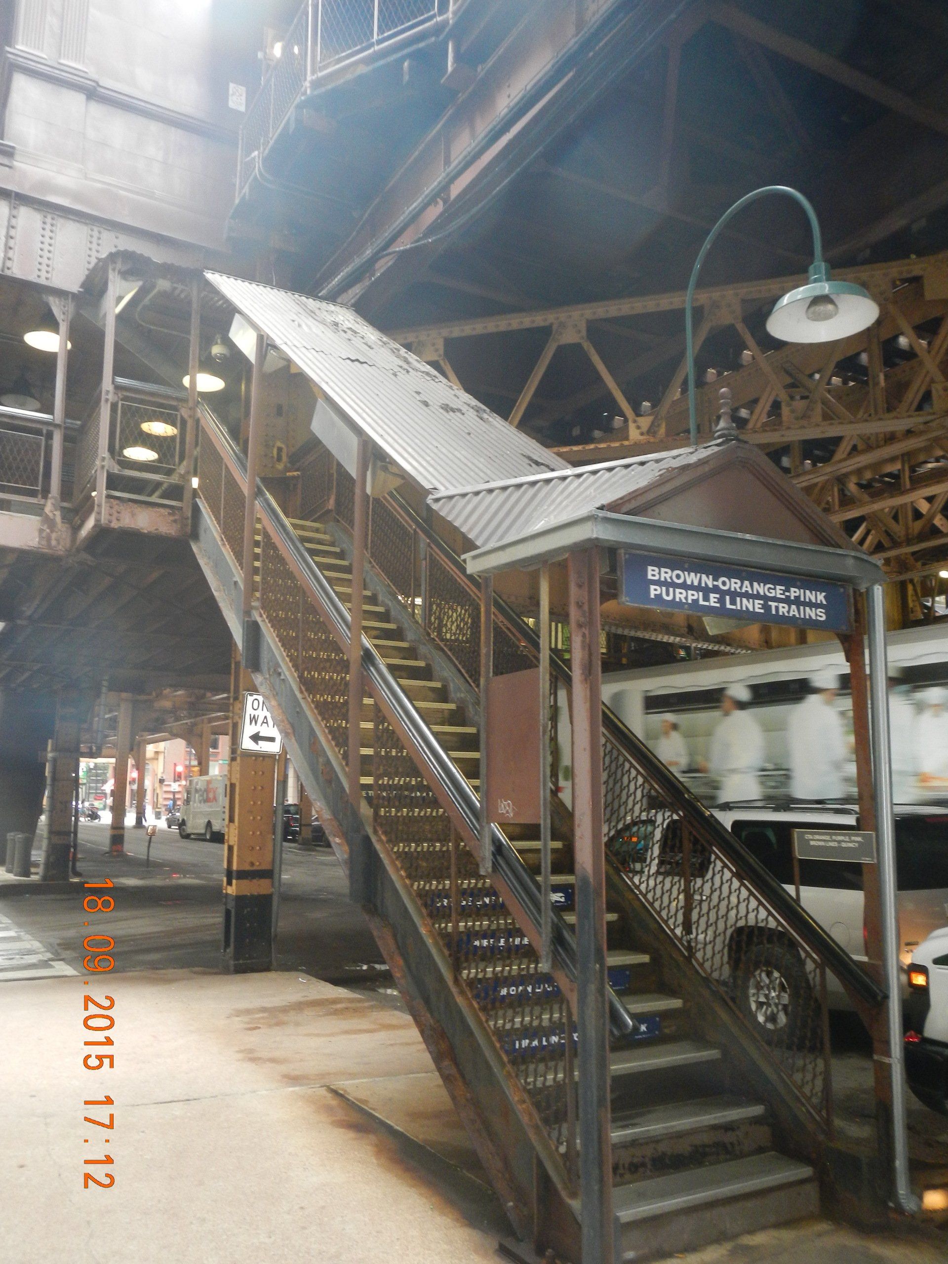 Ein Bild einer Treppe aus dem Jahr 2015