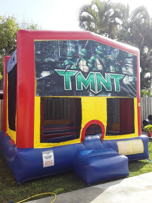 Ninja Turtles Theme Bounce House