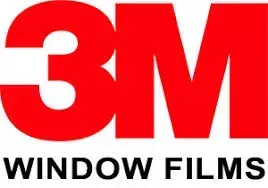 3M Window Films logo in red and black on a white background