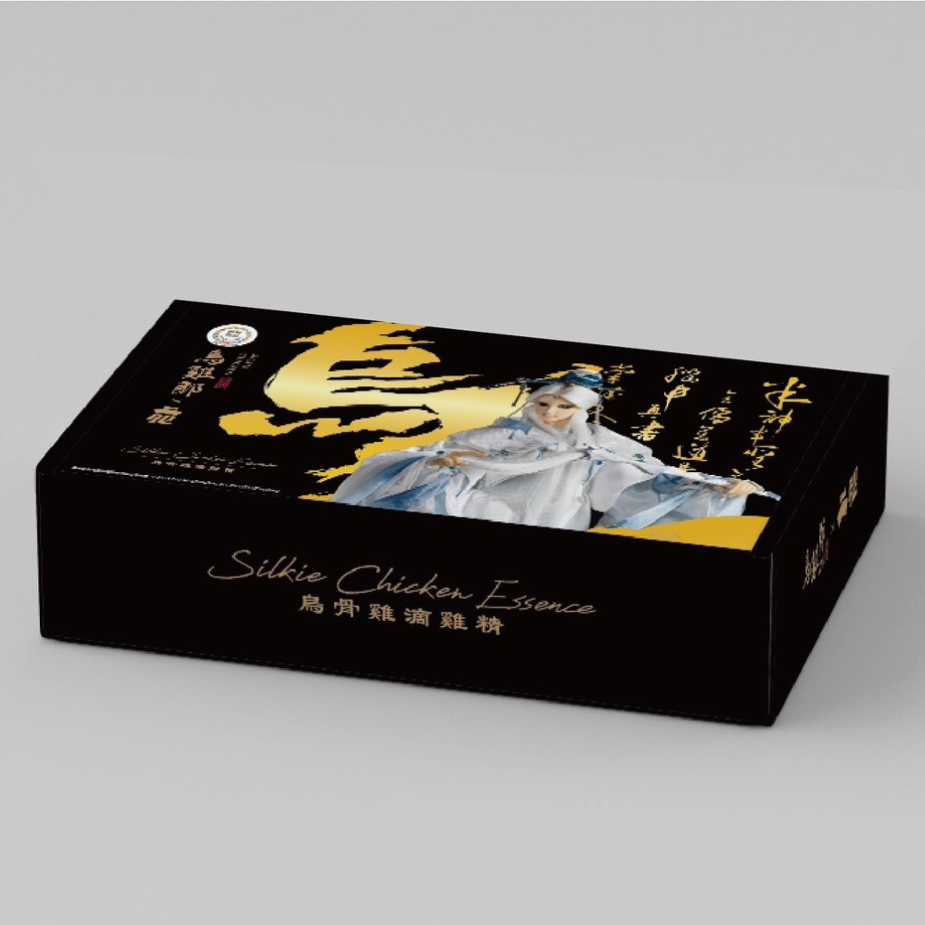 A美安大會-常溫烏骨雞精禮盒(12包/盒)+贈200g烏骨雞肉鬆!