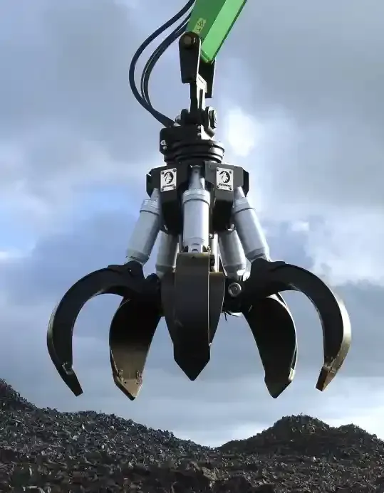 A crane with the number 3 on it