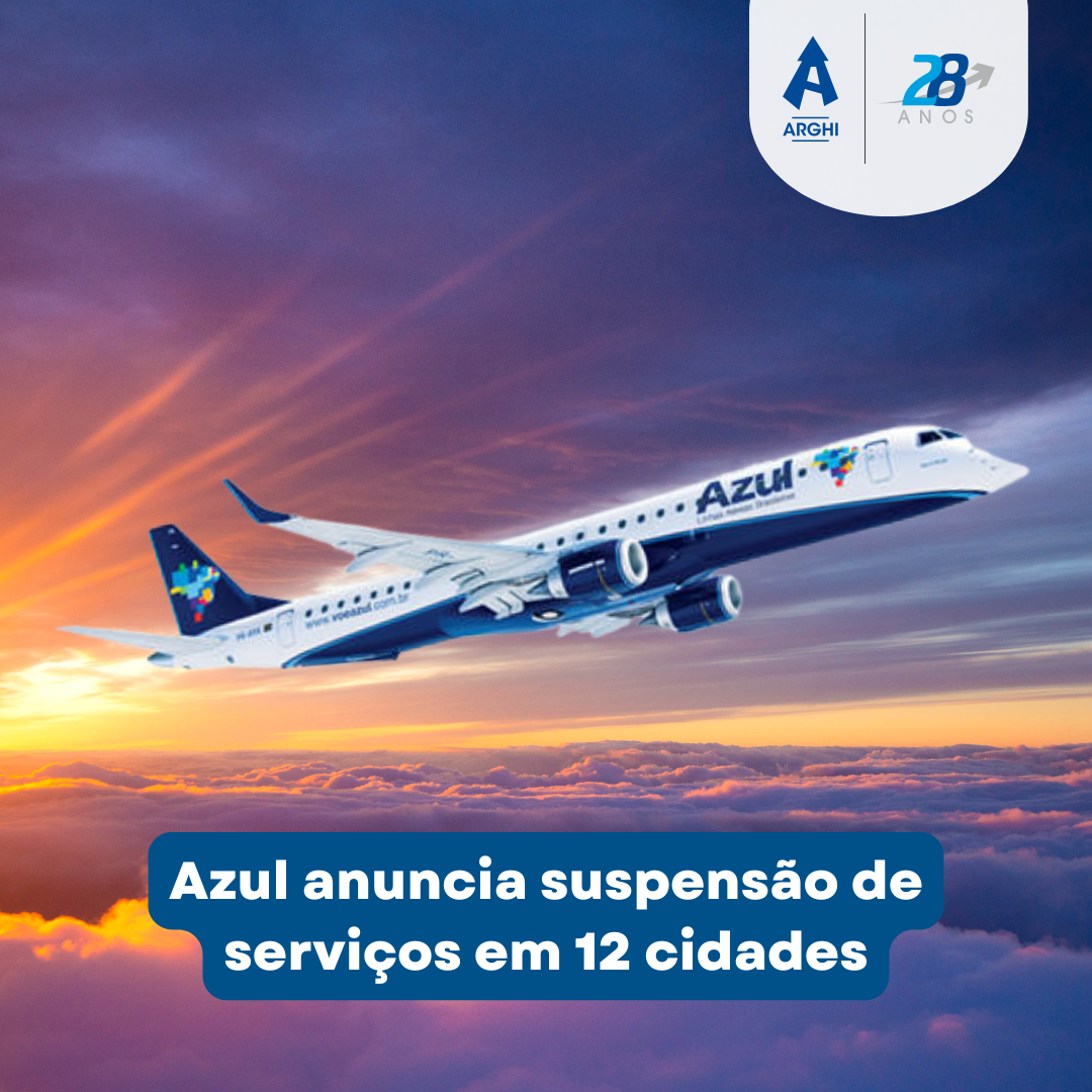 Azul anuncia suspensão de serviços em cidades com menor volume de tráfego: impactos e perspectivas