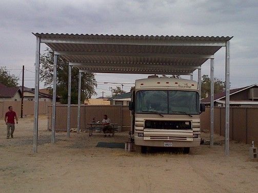 24’ W x 36’ D x 13’ H Free Standing Cover