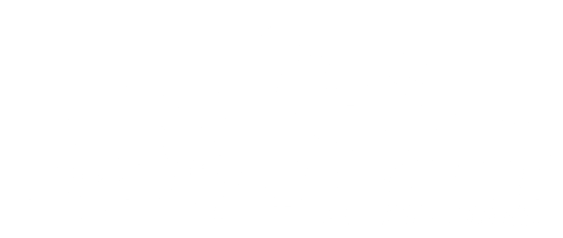 DragonWest Excursions red logo with stylized mountain peaks and italic text