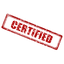 Certiifed symbol