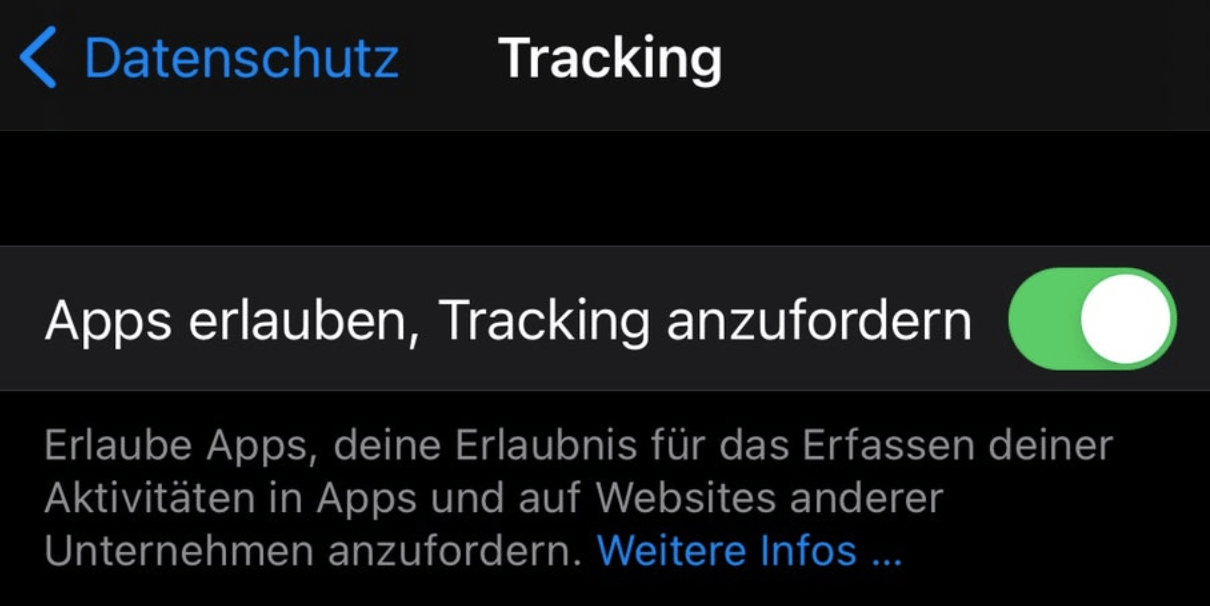 App Tracking iOS 14.6