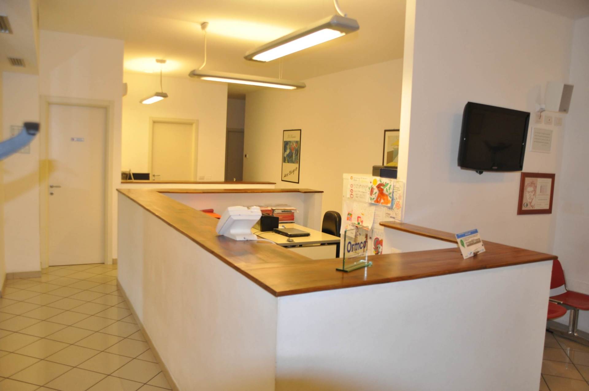 Reception dello studio odontoiatrico