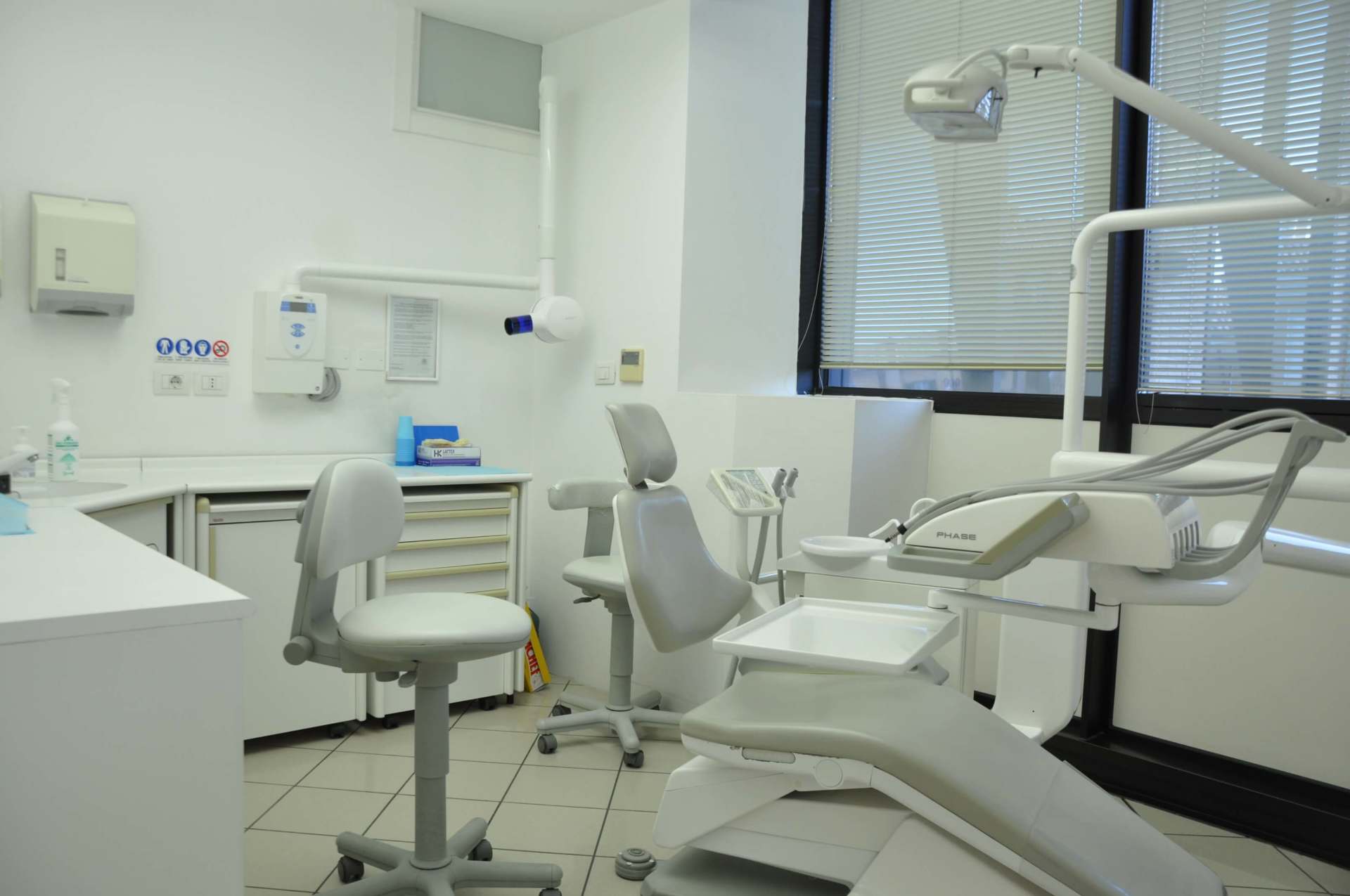 Riunito odontoiatrico nello studio