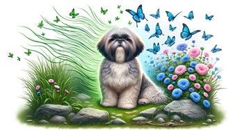 A Shih Tzu Smelly Before and After 