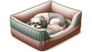 Shih Tzu Bolstered Bed Example 