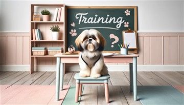 Shih Tzu Ready to Be Trained 