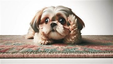 Shih Tzu is fearful