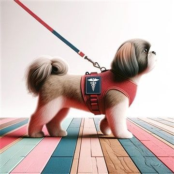 Shih Tzu medical alert dog image 