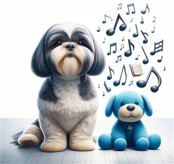 Shih Tzu with Separation Anxiety Toy