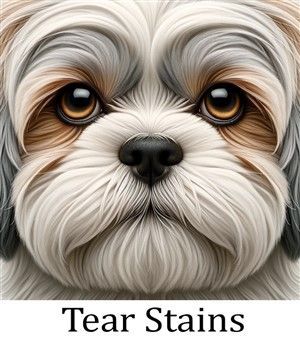 Shih Tzu with Tear Stains