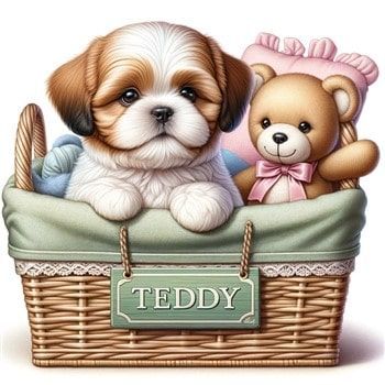 Shih Tzu Puppy Named Teddy