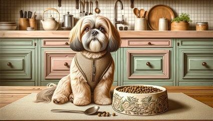Shih Tzu Food Feeding Main Image