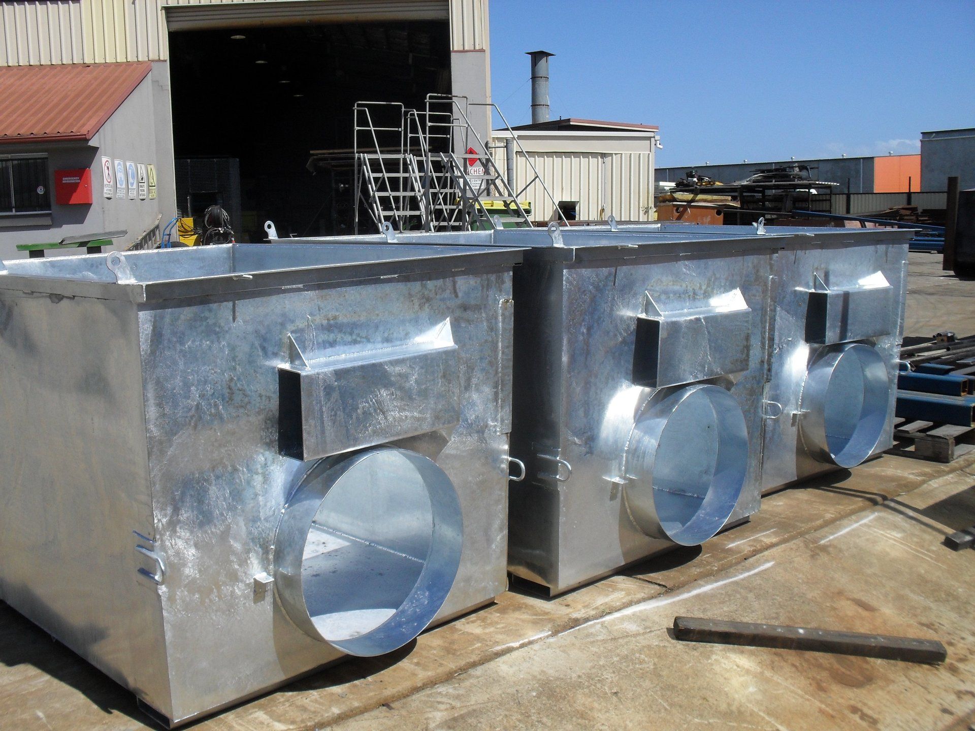 Big steel containers