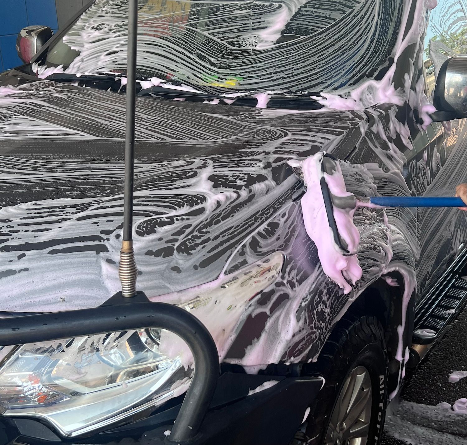 Pickup Truck Doing Carwash - Car Wash in Darwin, NT