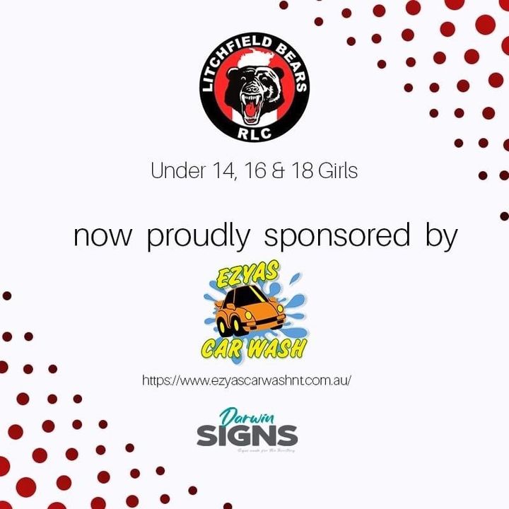 Litchfields Bears 2022 Under 14, 16 & 18 Girls  — Car Wash in Darwin, NT