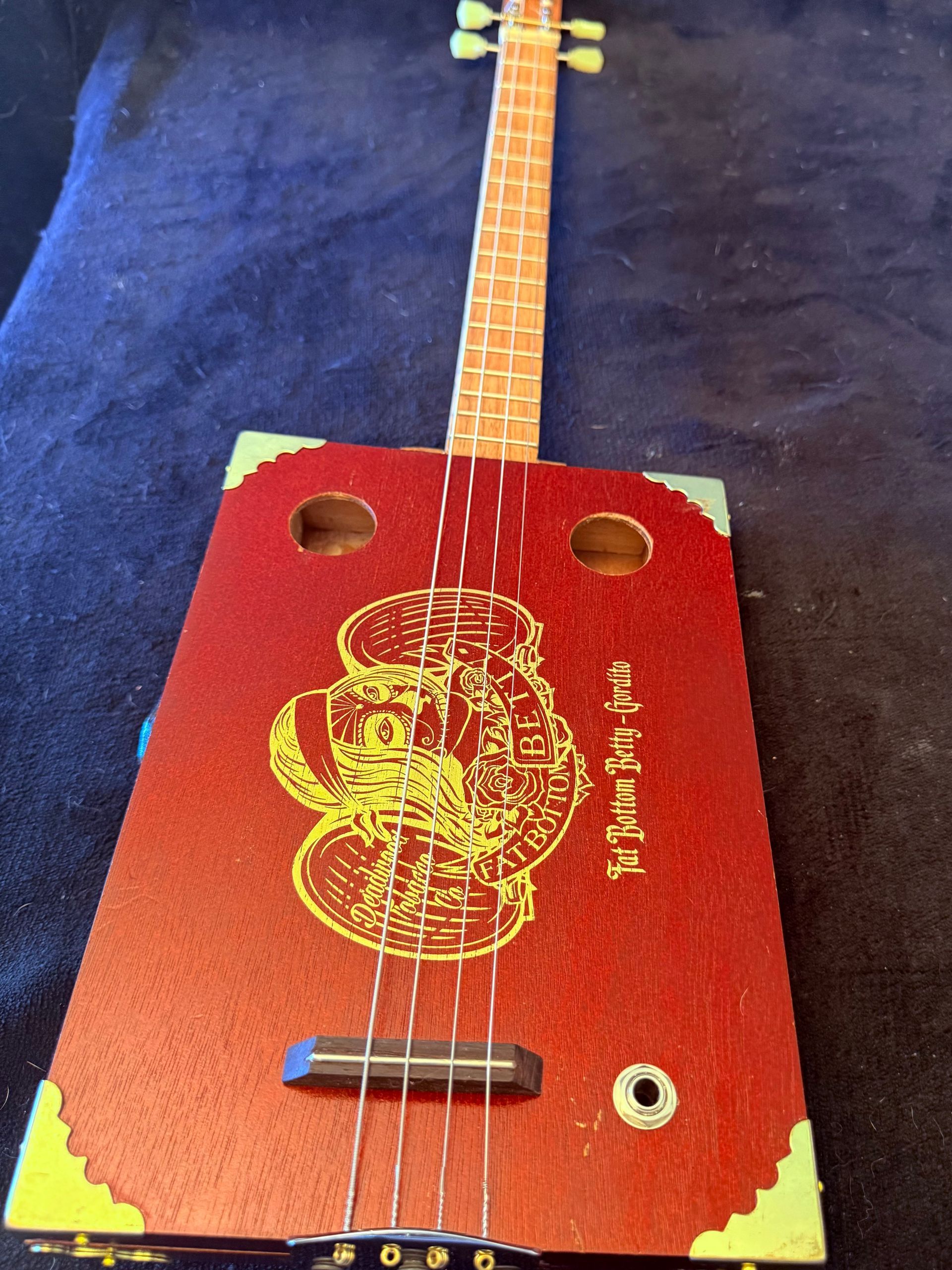 Custom Cigar box “ 4 string Betty”