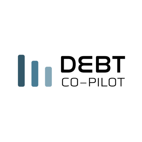 It is a logo for a company called debt co-pilot.