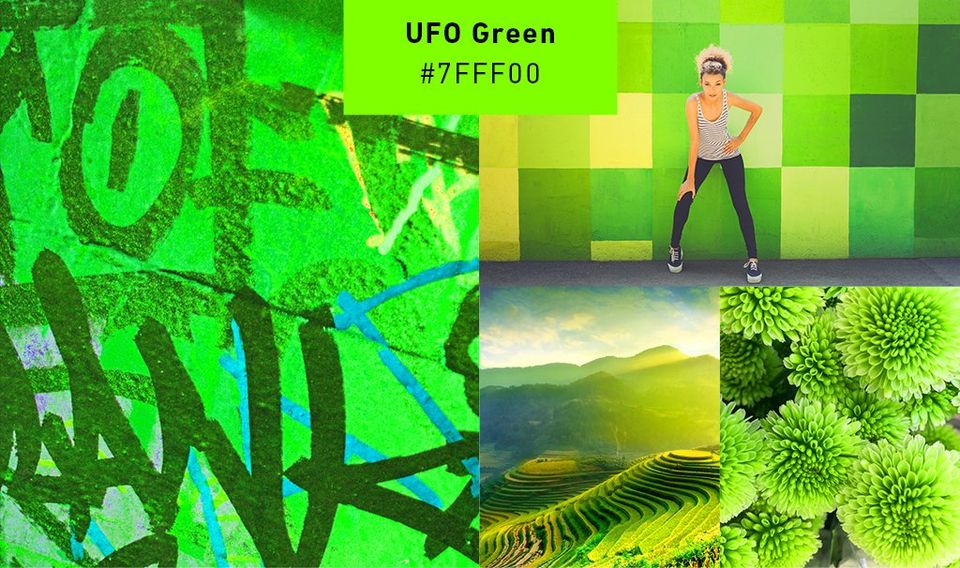 ufo green colour trends