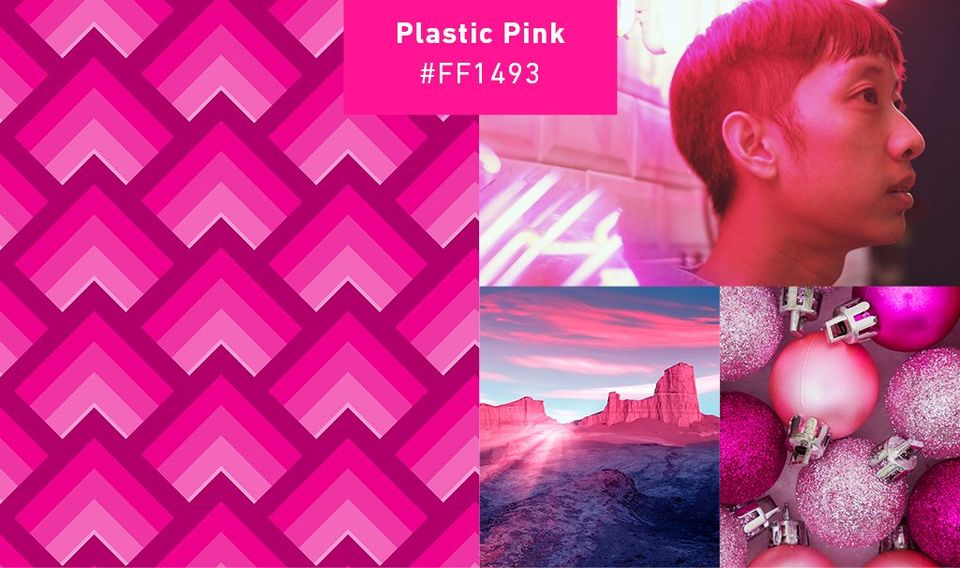 plastic pink colour trends for 2019