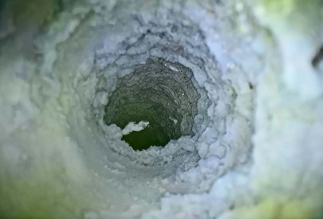 Man Cleaning Dryer Vent In Home — Holmen, WI — Dryer Vent Cleaning Crew