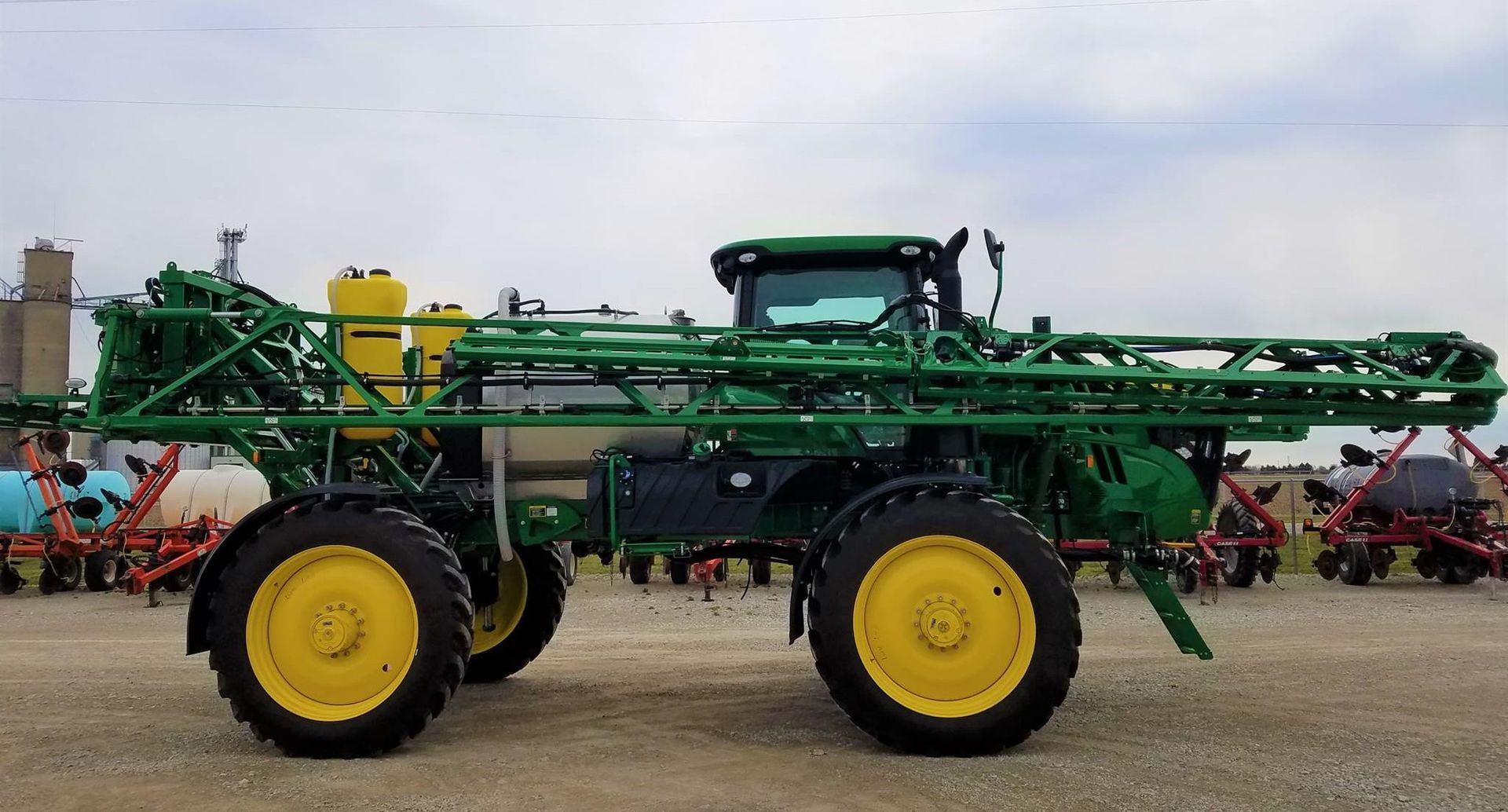 Custom fertilizer application by Ottawa Lake Co-Op Elevator