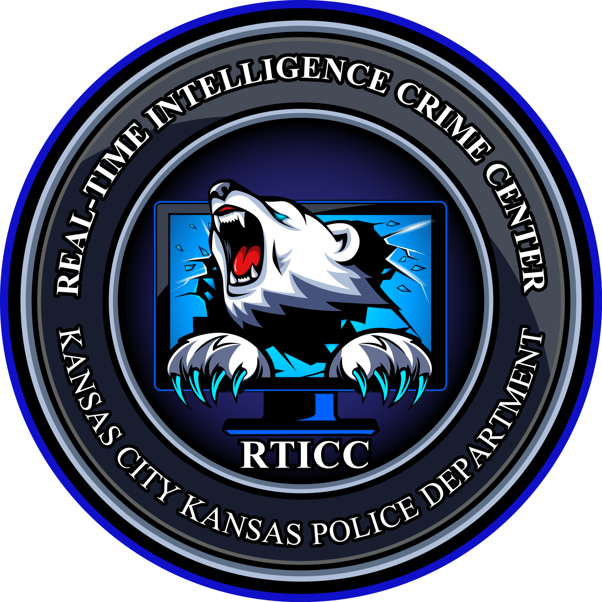 A logo for the kansas city kansas police department