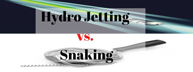 hydrojetting or snaking