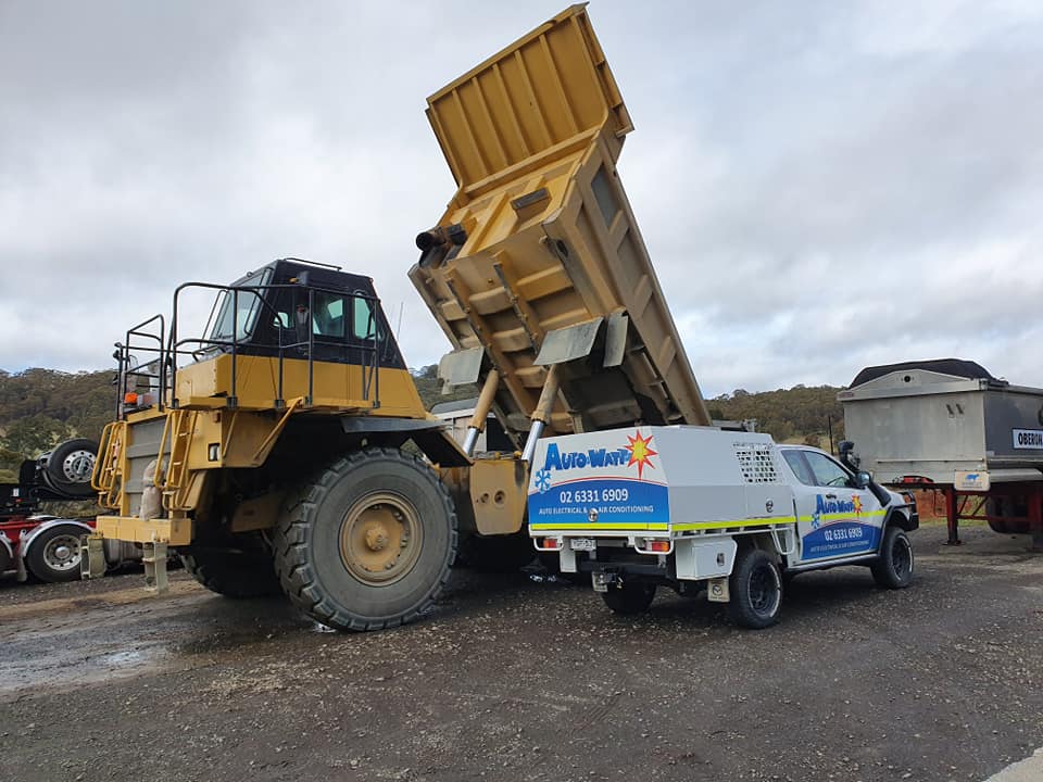 Tipper Truck Mining Site — Mobile Auto Electrician in Kelso, NSW