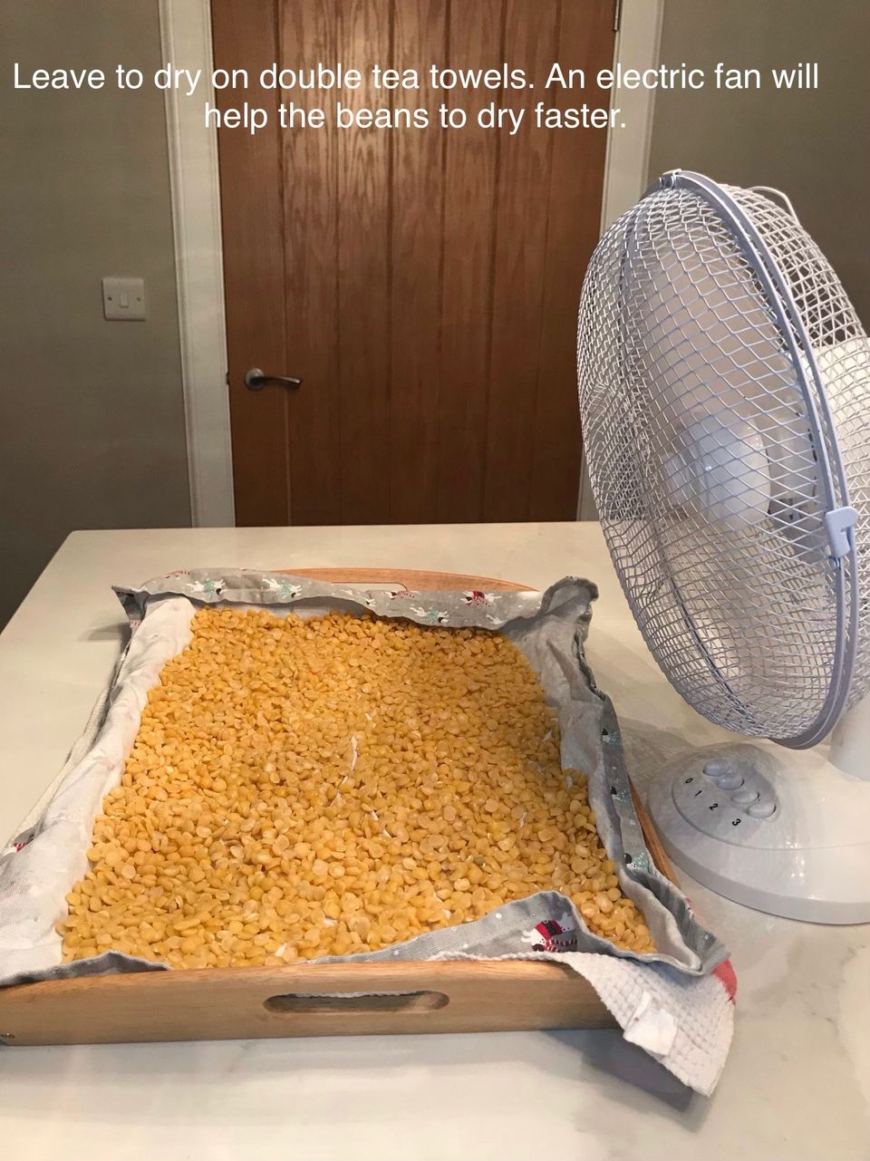 How to make tempeh with yellow split peas