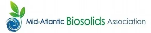 Mid-Atlantic Biosolids Association logo with green leaves and blue water swirl