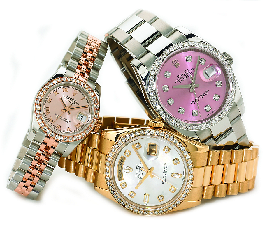 A person is fixing a watch with tweezers