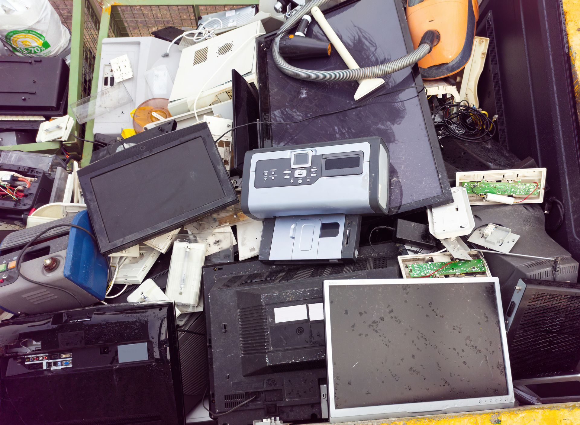 Trash Dumpsters — Fresno, CA — Celan TV Recyclers & Junk Removal