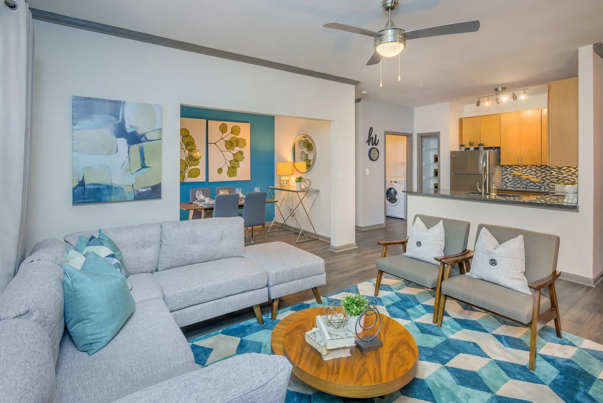 apartment living room.