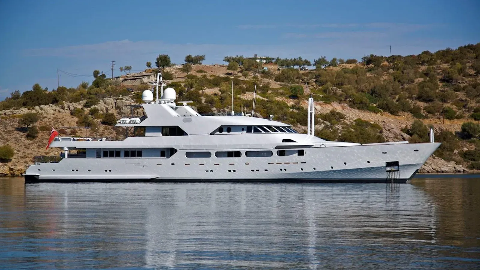 M/Y ACHILLES M/Y ACHILLES SUPERYACHT SPOTTED IN KEFALONIA ISLAND GREECE