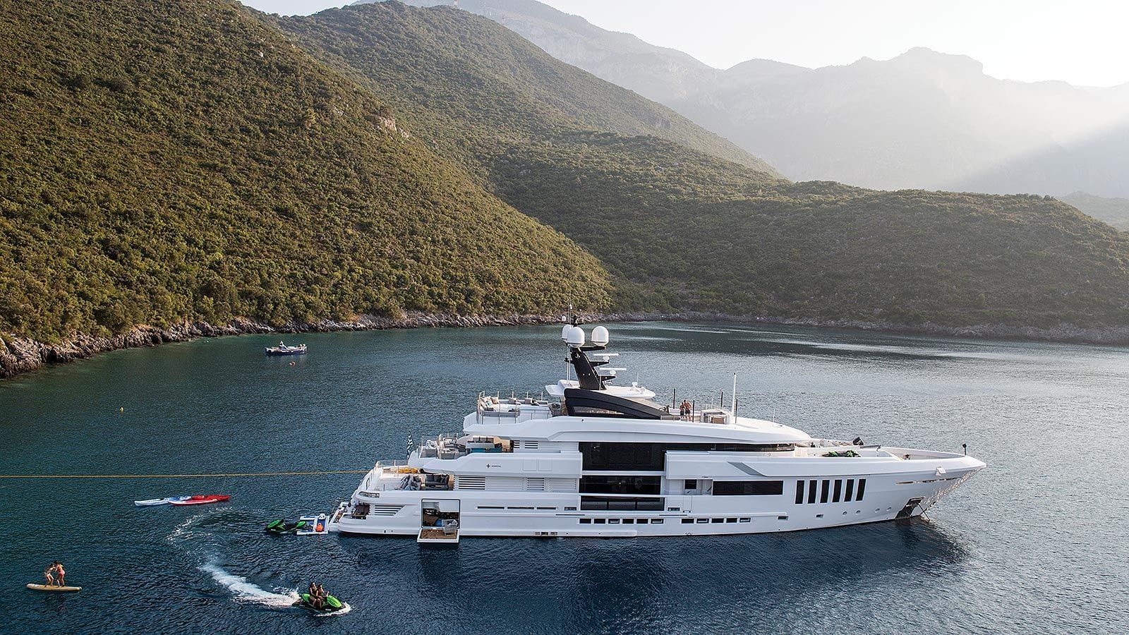 M/Y OURANOS M/Y OURANOS SPOTTED IN KEFALONIA GREECE