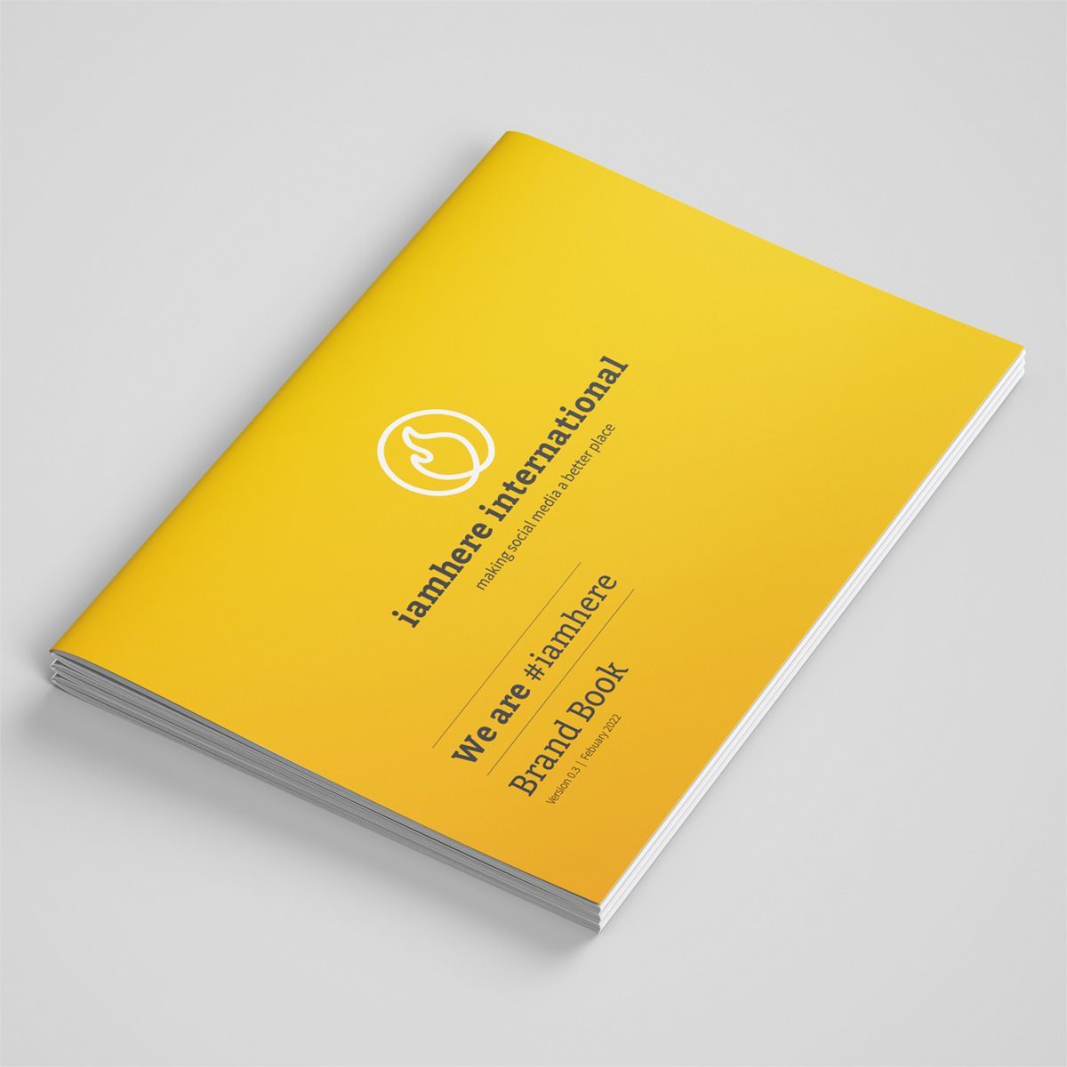 Brandbook for I Am Here International.