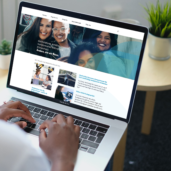 laptop with LIFE website on screen