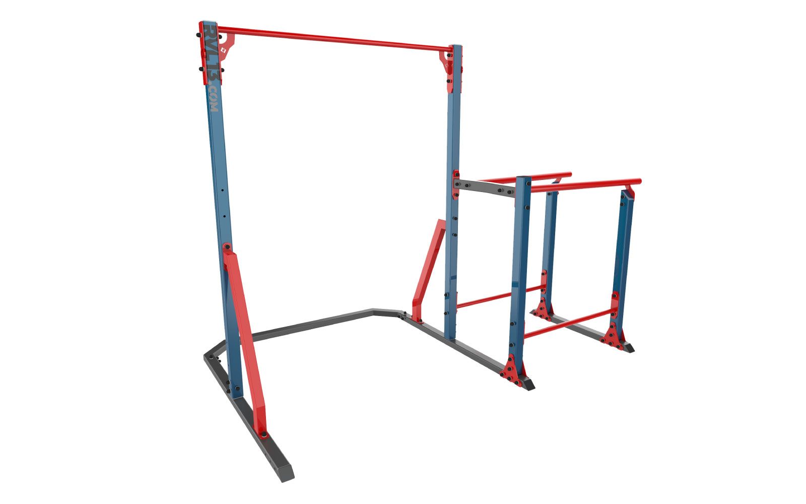 Sbarra per trazioni e barre parallele od anche i Dips per Calisthenics o Ginnastica e allenamento a casa.