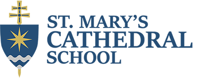 The logo for st. mary 's cathedral school