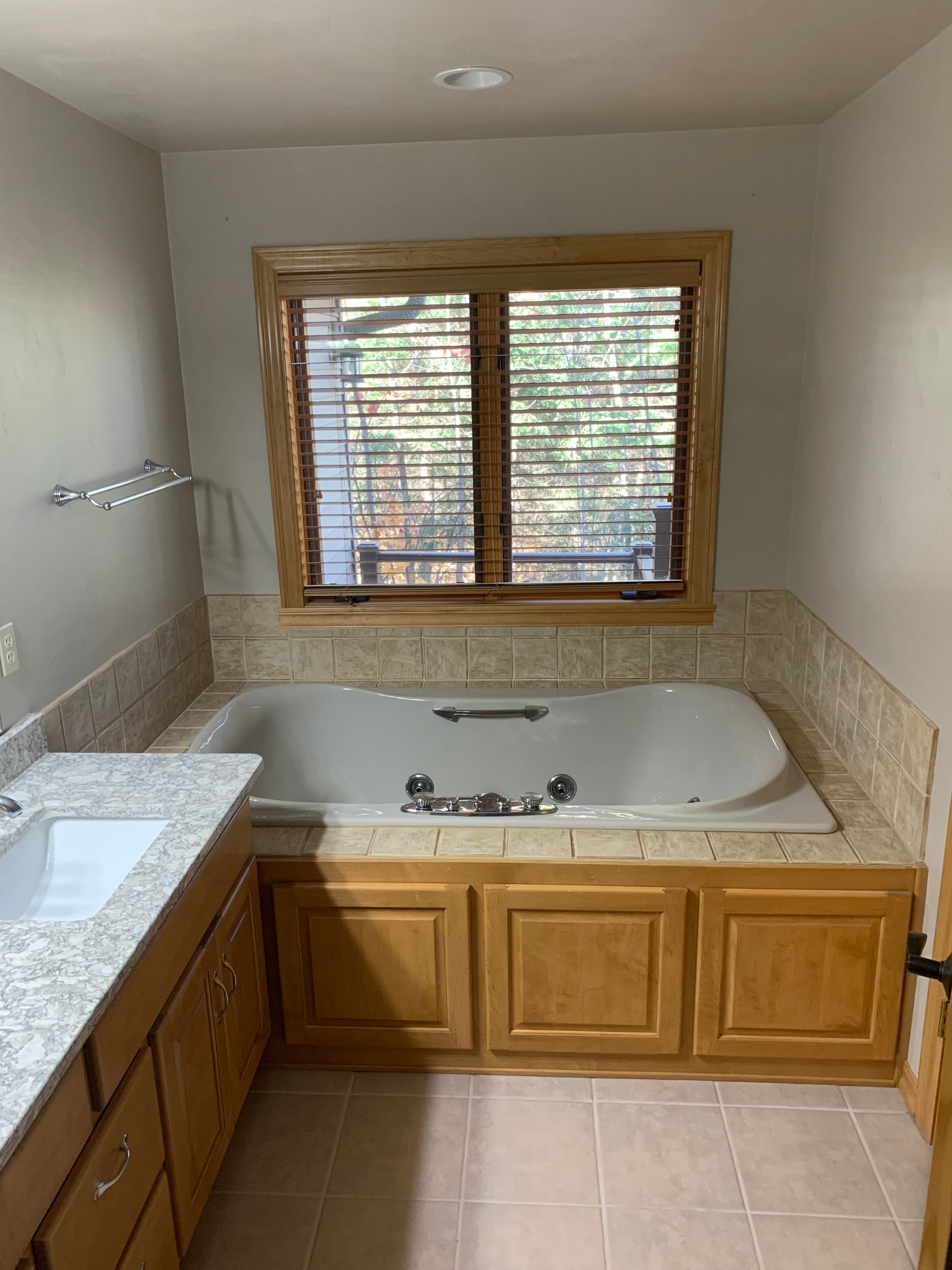 Bathroom Before Remodel — Townsend, WI — Align Remodeling & Construction LLC