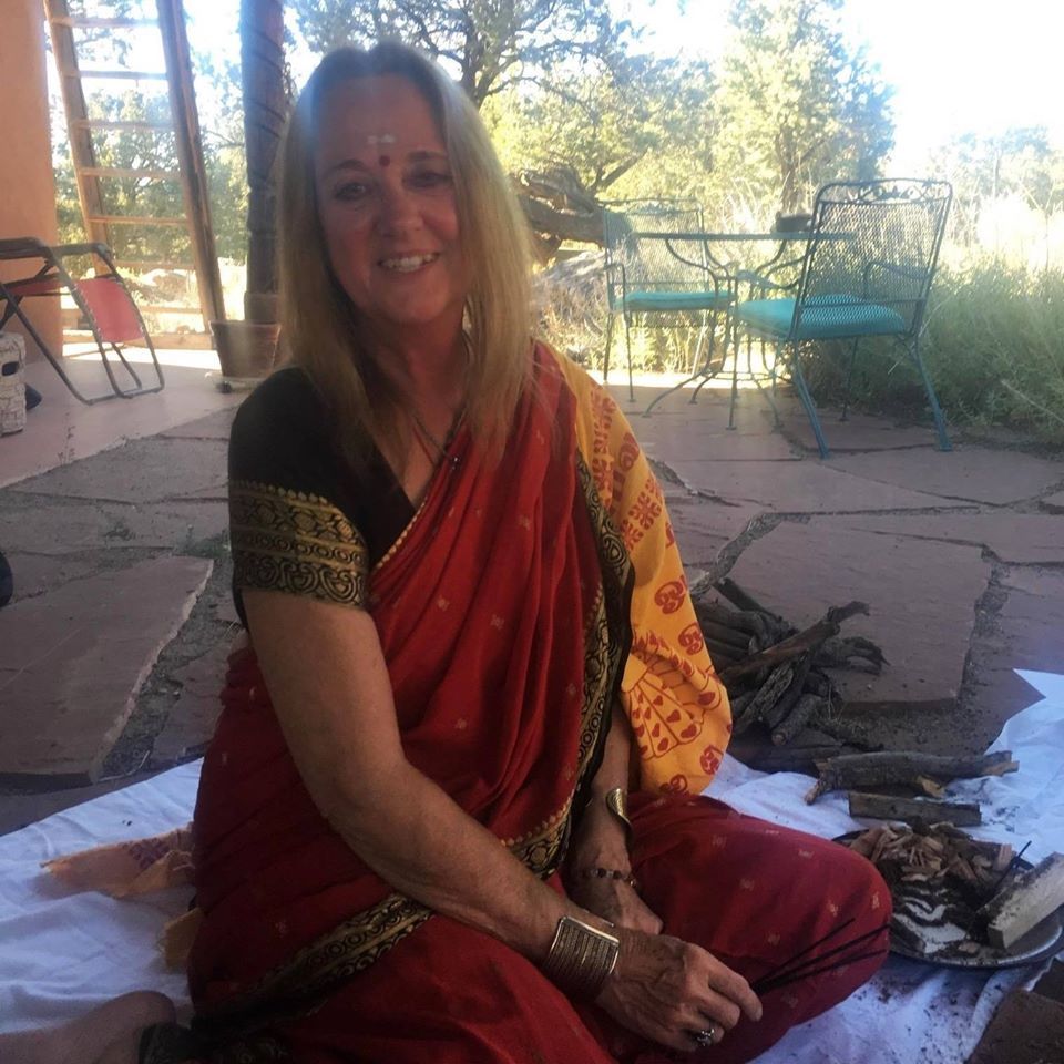 Enlightened Life Temple Mataji Jyoti Ma preforming a ceremony